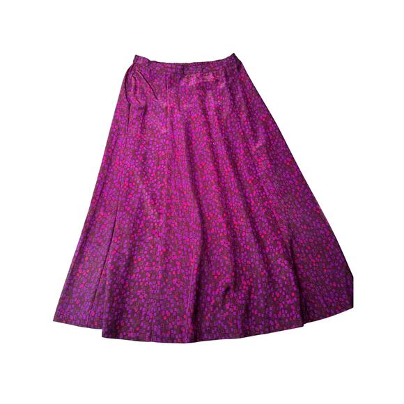 Vintage Leslie Fay Plum Jewel Tone 3 Piece Skirt Set Size 12 Petite Secretary - Picture 4 of 13